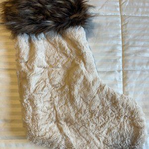 Oversized Super Soft Chic Christmas Stocking NEVER USED